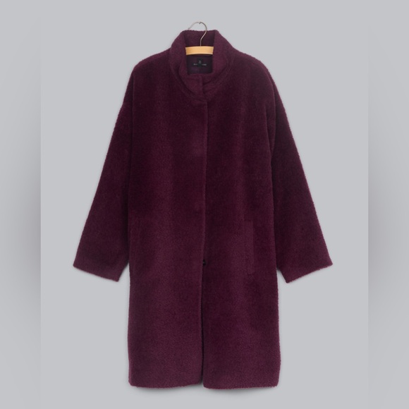 ❌SOLD❌NWT EILEEN FISHER Casis Peruvian Alpaca Suri Coat - Picture 1 of 11